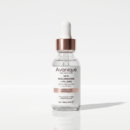 Niacinamide 10% + Zink 1% Serum – Gegen Unreinheiten & Vergrößerte Poren – 30ml